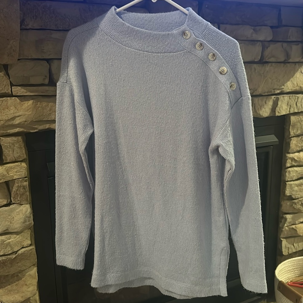 Loft Side Button Sweater